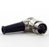 5-Pin Right Angle Male DIN Cable Mount Connector