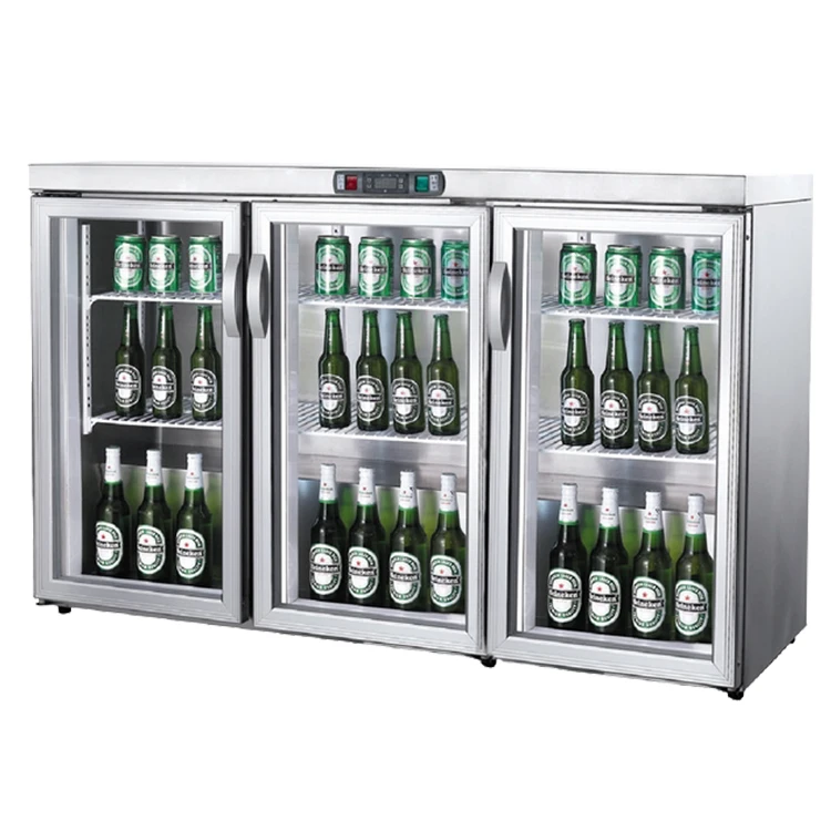 Sales well display beer glass chiller commercial counter top