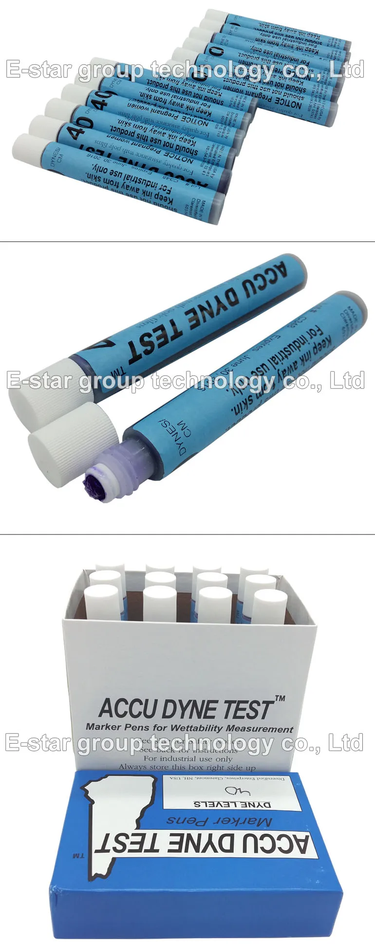 Corona Pen Accu Surface Tension Dyne Test Pen For Plastic Film Test