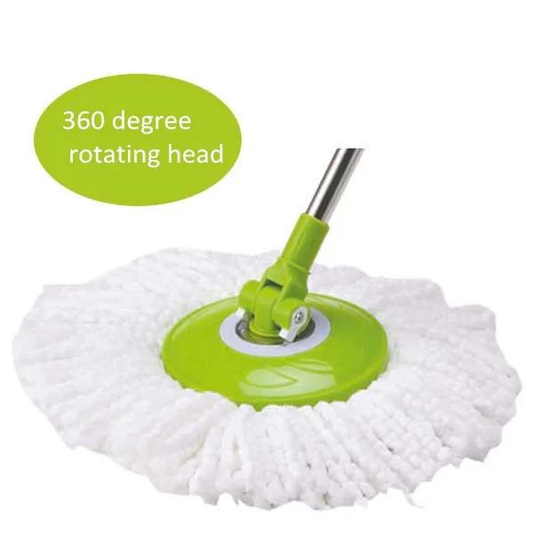 2015 New Product Telescopic Three Parts Pole Spin Mop Parts In Mops