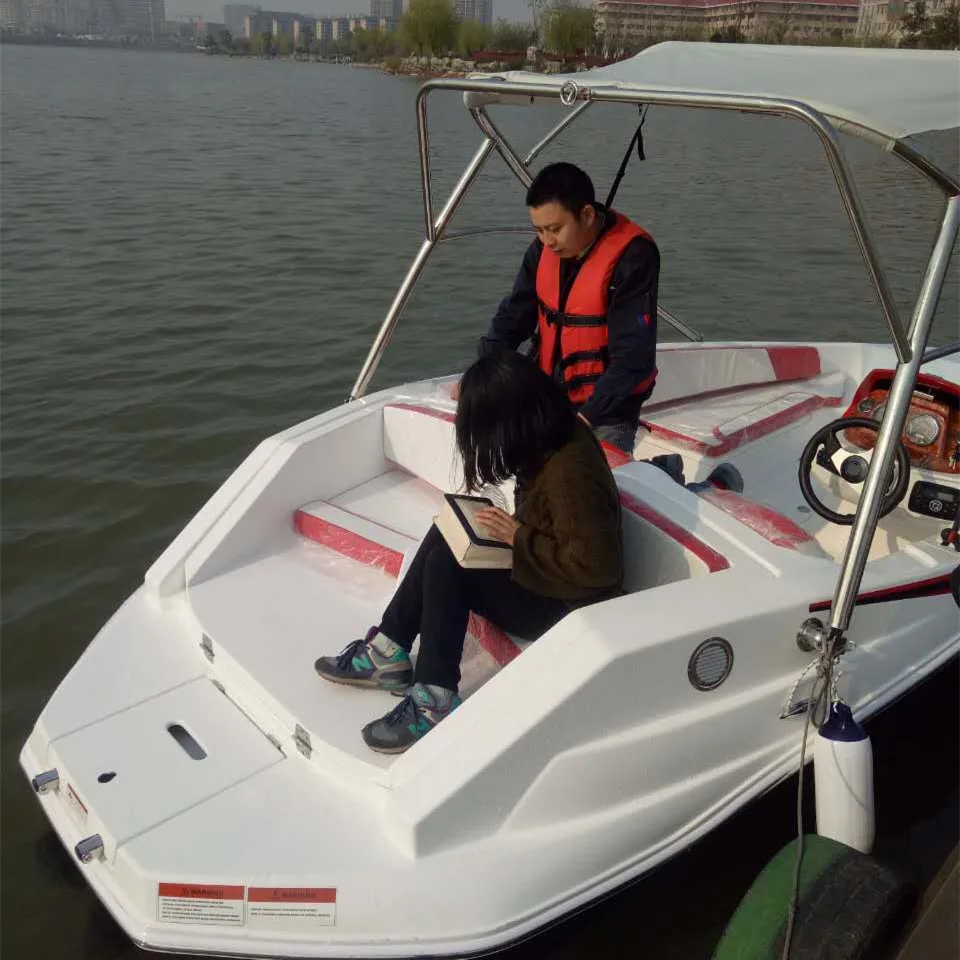 4.8m 15.7ft small jet boat fiberglass fishing speed boat for sale 