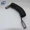 Best Selling Spiral Coiled Wire Cable Trailer plug trailer connector abs cable for truck