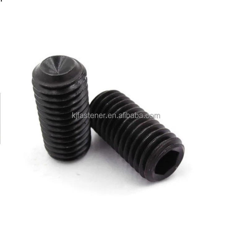 
Countersunk head hex socket set screws cup point 