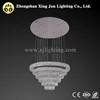 Marketing plan 4 rings pendant hanging lamp 80W crystal chandelier