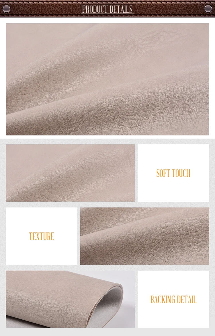 High quality pvc synthetic leather fabric for furniture