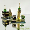 Crystal Makkah Clock Towerr Model Office Set For Business Gifts