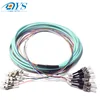 Pre terminated OM3 break out FC to ST ribbon 6 fiber optic patch Cord