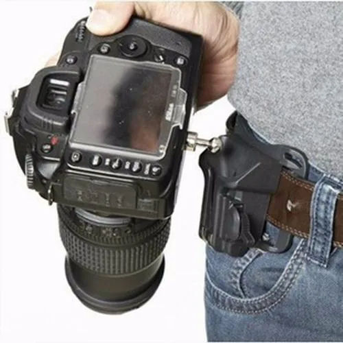 塑料相机腰带带扣按钮, 相机衣架适用于所有摄像机和数码单反相机与