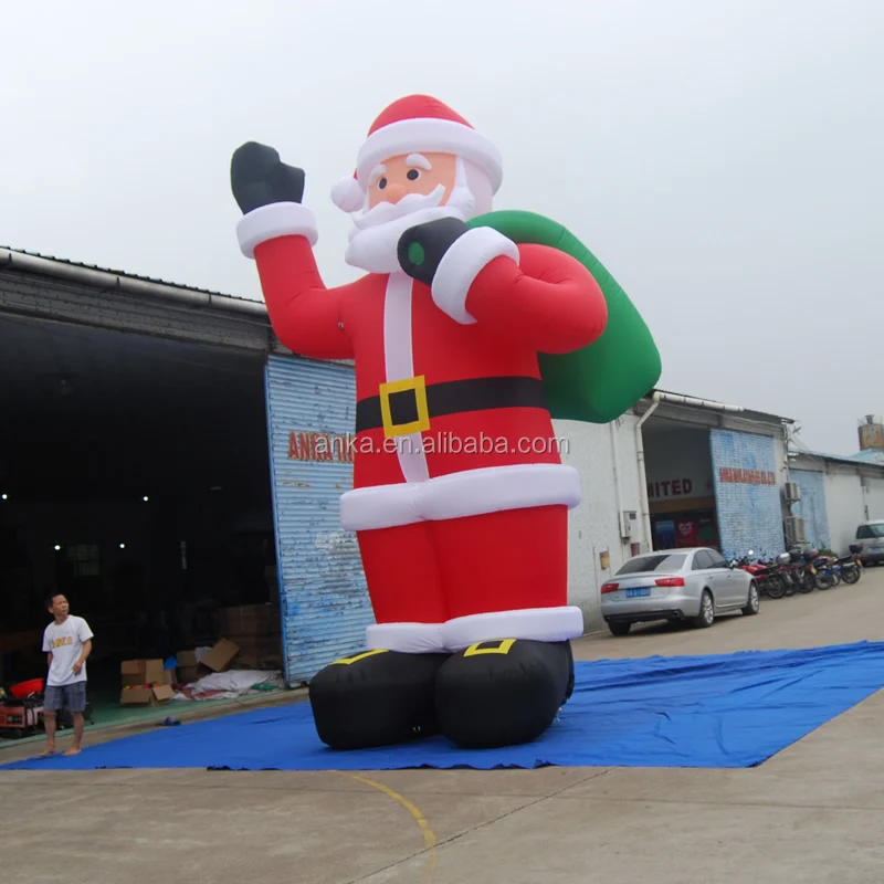 inflatable dancing santa