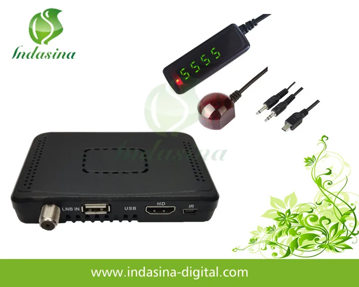 portable satellite internet receiver Ali 3510C dvb s2 mpeg4 receiver