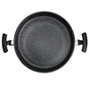 Custom style healthy cookers Non Stick best Double Sided Grill Roasting Pan Grill Pan with Cover