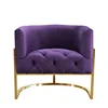 modern design chinese modern round single recliner sofa chair for living room