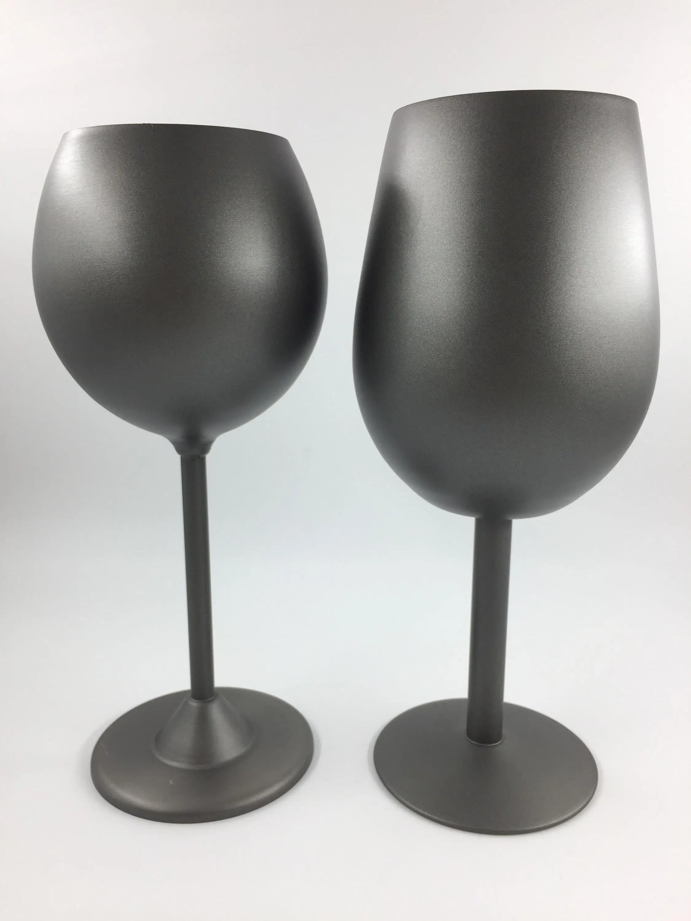 Bpa Free Stainless Steel Wine Glass With Long Stem,Set Of 2,Unbreakable Stainless Steel Wine Glass With Stem