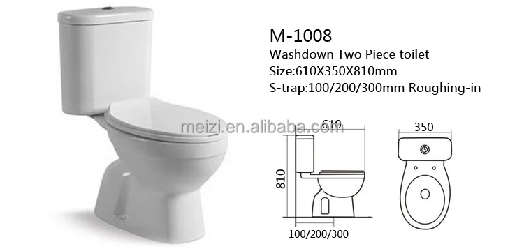China sanitary ware two piece toliet cheap with small size