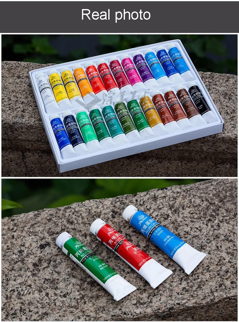 Bulk Sale High Quality Acrylic Paint Set 24 Colours 12ml Buy Acrylic