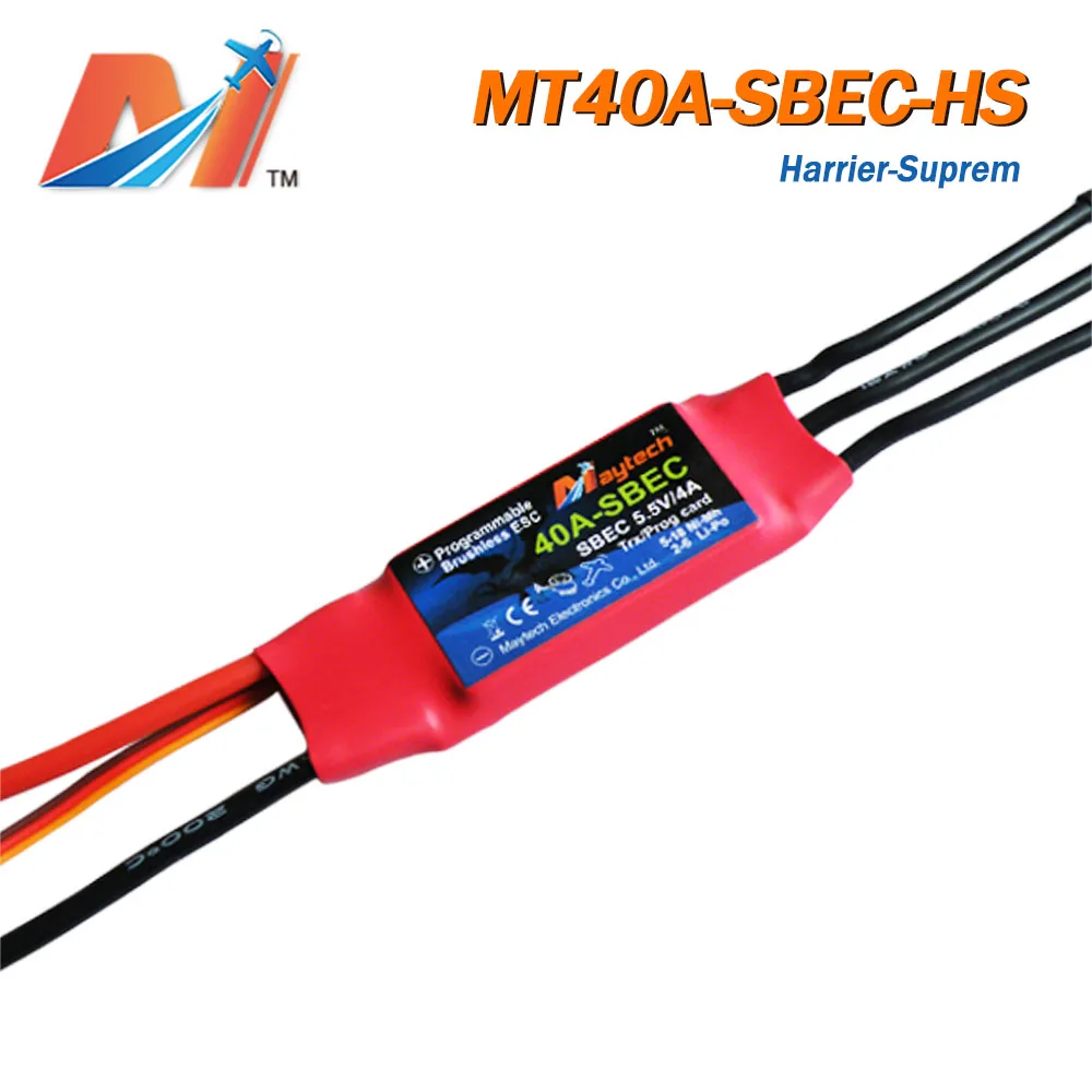 Maytech Brushless Esc 40a Electric Speed Controller For Rc Remote