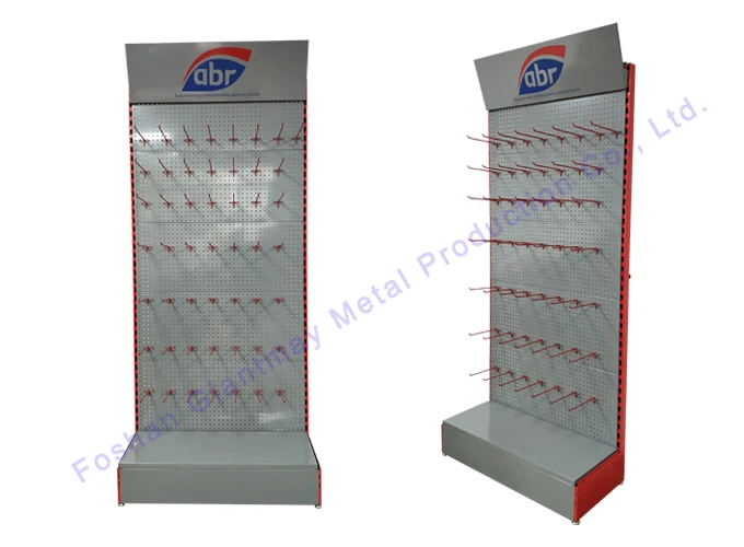 Modern Metal Steel Pegboard Retail Display Rack for Garden Tools Stands Display