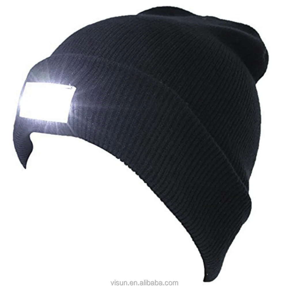 hat with led lights in brim