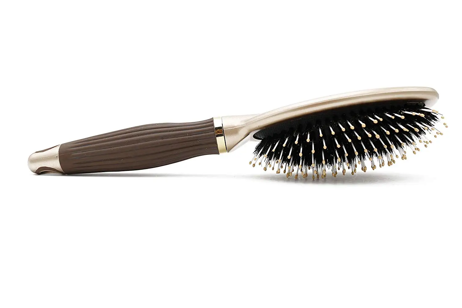 Boar Bristle Paddle Hair Brush,Detangling Brush for Straightening