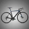 2018 New aero carbon road bike disc brake with 142*12mm rear thru axle frame