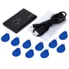new 13.56Mhz RFID Reader USB Contactless Proximity Sensor Smart Card Reader +10 pcs IC Keys tags Key fob