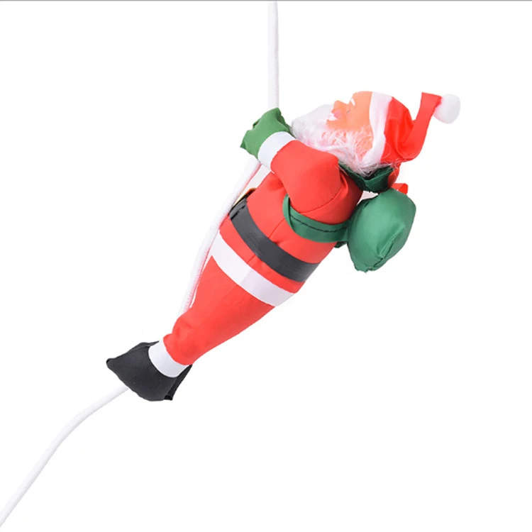 Outdoor Christmas Decoration Climbing Rope Santa Claus Buy Wood Carving Christmas Santa Claus 1370