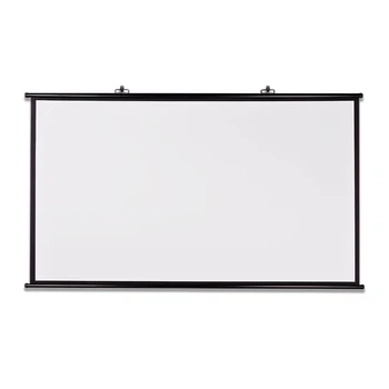 84 Inch 16 9 Wall Type Simple Projection Screen Projector Screen With ...