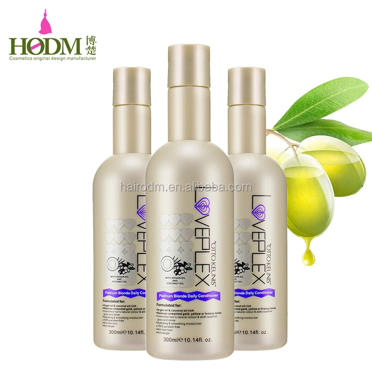 Home Treatment Anti Brassy Purple Toner Shampoo For Blonde Hair