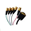 China wholesale data cable vga cable to 5BNC cable gold plate