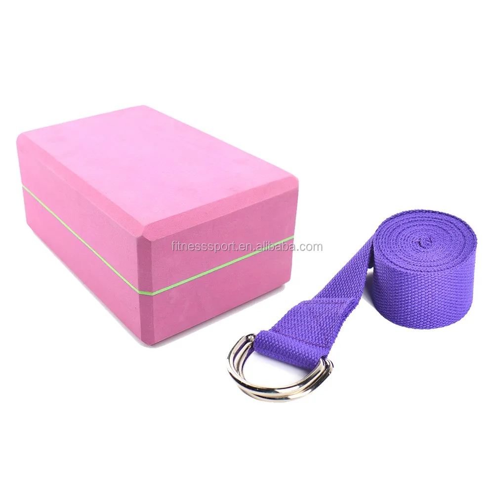 Hot Sale Yoga Blocks And Strap Set Buy Yoga Blocks And Strap Set,Yoga