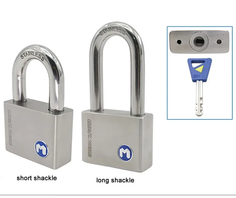 thumbnail interactive-video image 1 of 2-Pack Solid Brass Padlocks - 40mm Body With 2.3-Inch Long Steel Shackle, 3 Keys Each 1 of 5