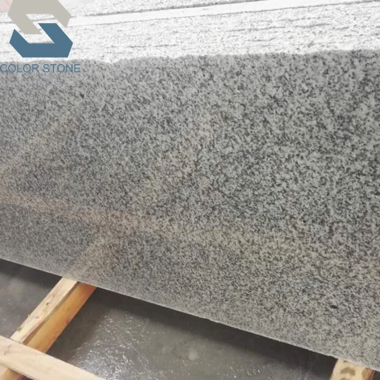 Polished cheap granito light grey granite small slab grey china granit