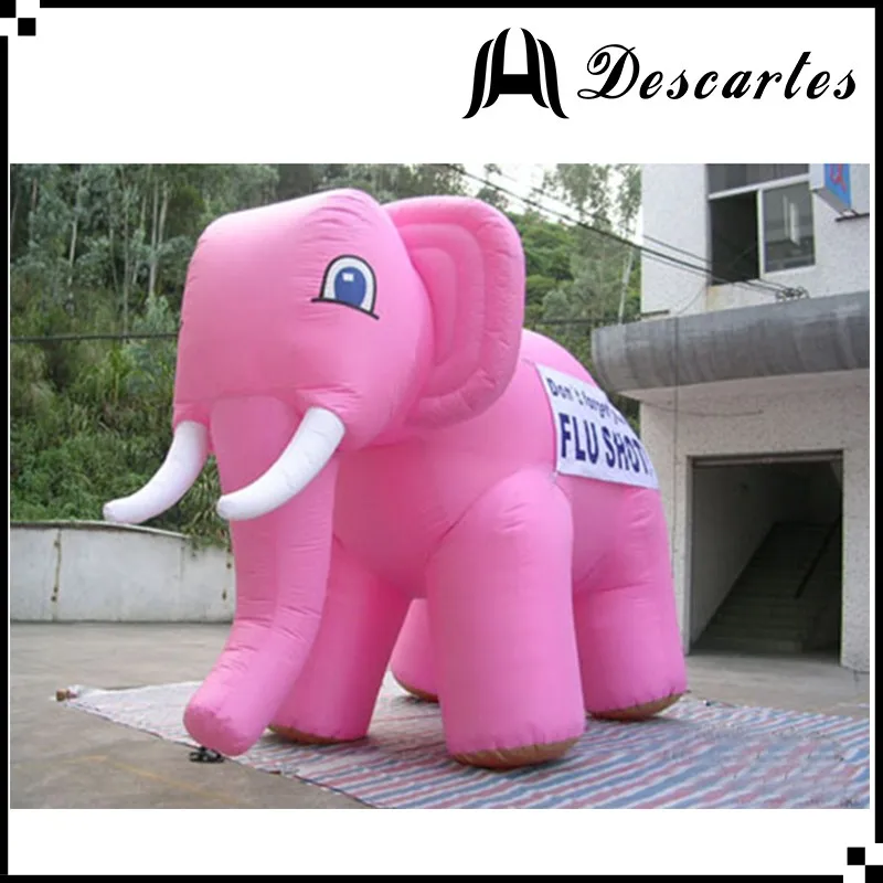 giant pink elephant stuffed animal