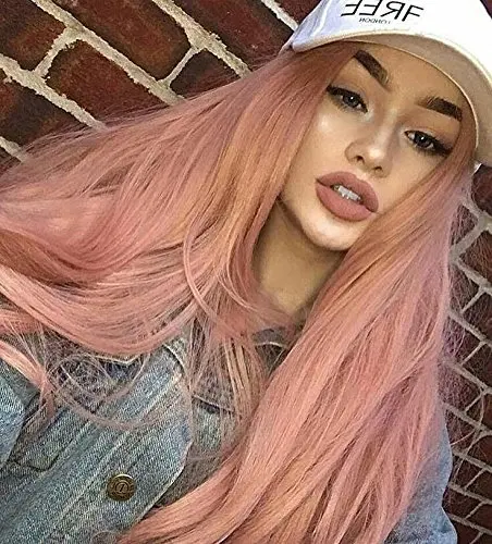 Buy Zenith Classic Pink Lace Front Wigs For Party Fashion Cute