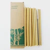 Environmental protection & durable 100 % high quality natural bamboo straw wholesale customized logo bamboo straw