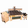 best price 1530 wood door making machine cnc router machine with rotary side installed