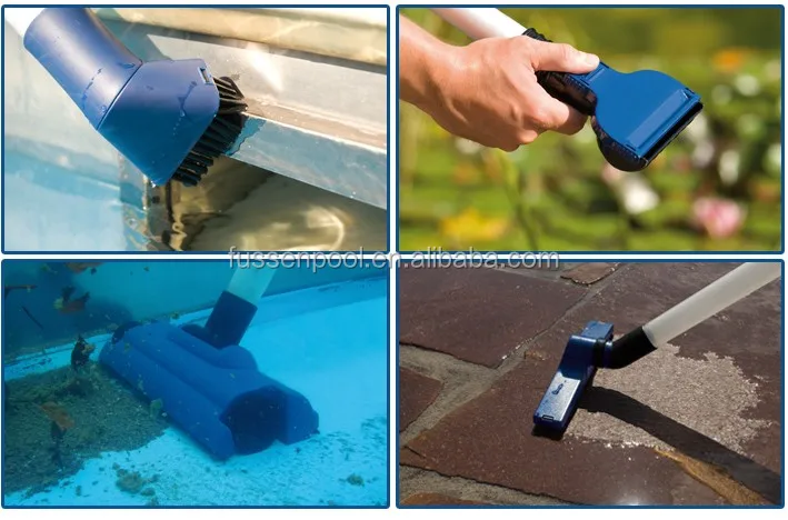 FUSSEN Swimming pool cleaning equipments and high quality hand skimmer cleaning swimming pool wall brush