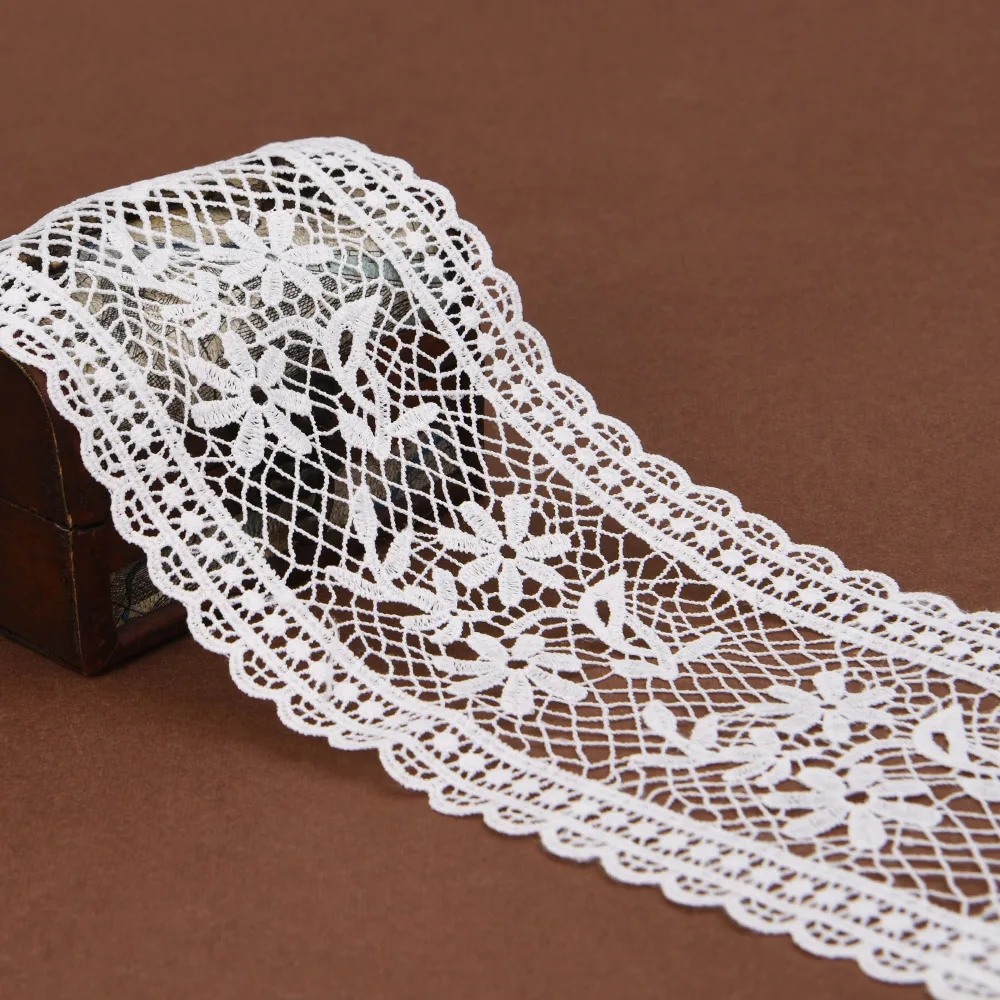 wide cotton lace trim