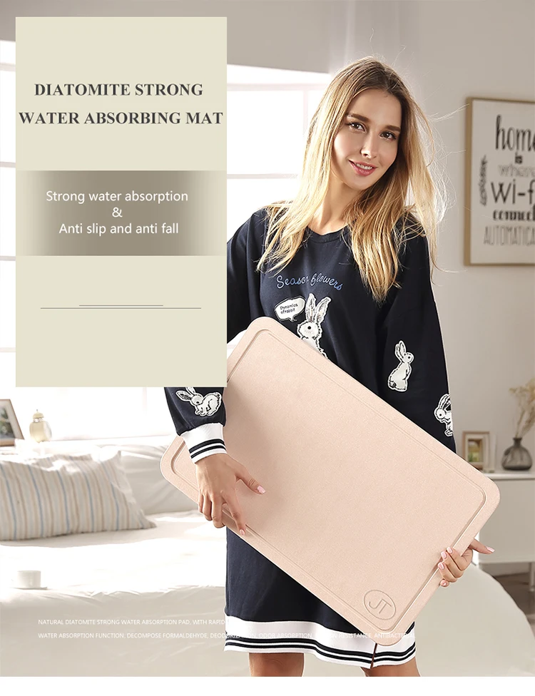 Instant Dry Quickly Soil Diatomaceous Earth Bath Mat Buy Soil