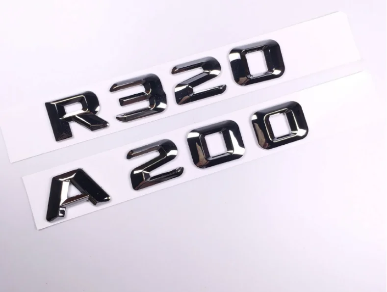 3m Glue Car Style Number Letters Car Emblem Buy Car Emblems And