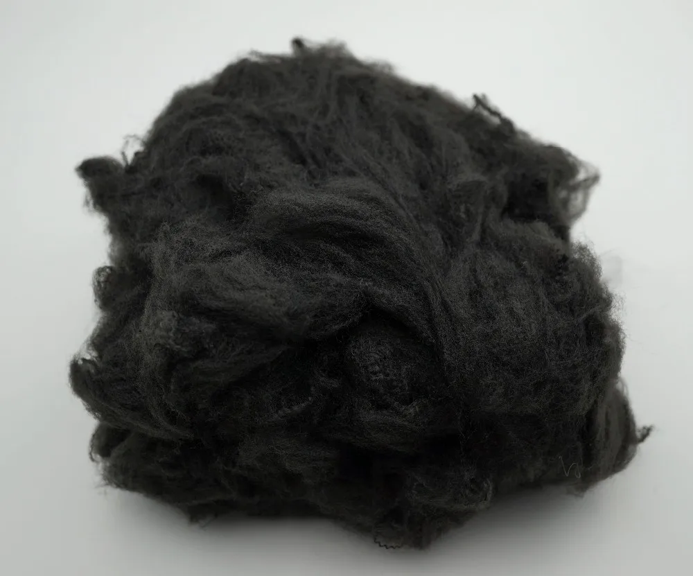 Recycled Black Polyester Staple Fiber With Lowest Price - Buy Polyester ...