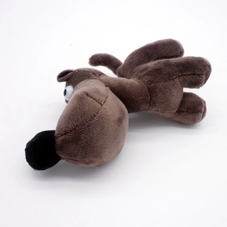 plush dog keychain