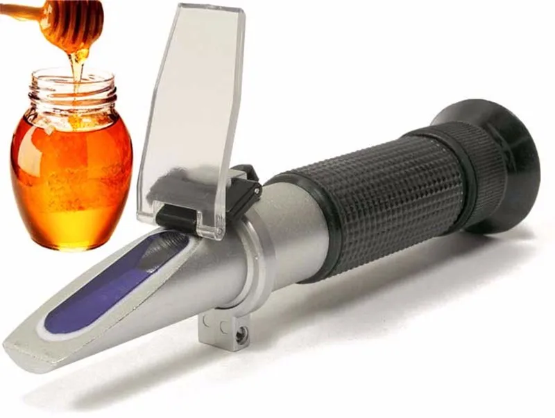 Black Handheld Honey Refractormeter/honey Testing Refractoemter