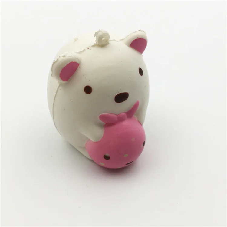 China Factory Supplier High Quality Soft Slow Rising Mini Chicken Piggy Keychain Kids Squishy Toys With Good Smell
