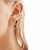 Timepieces, Jewelry Minimalist Gold Hoops Earrings Ear Cuff