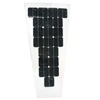custom size wattage sunpower semi flexible panel trapezoid shape solar panel