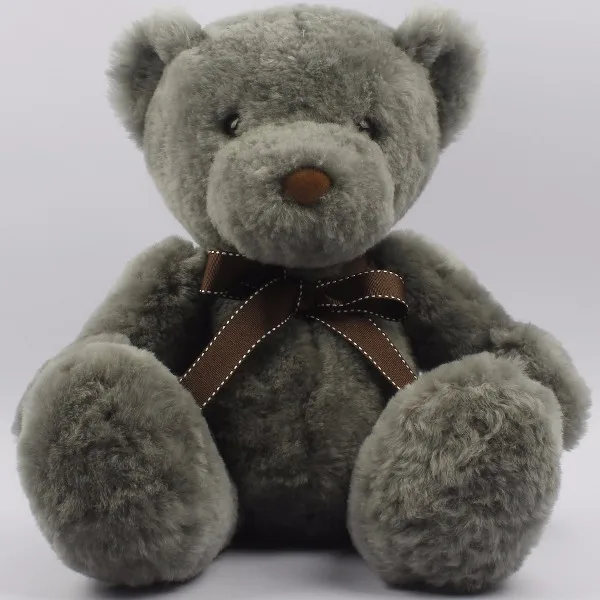 grey stuffed bear