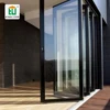 beautiful bi folding glass and doors price horizontal spain faceted folding sliding glass window manufacturer folding style