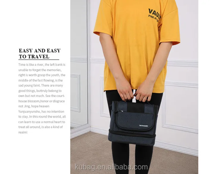 China Supplier Waterproof Multifunction Travel Wash Bag Men Scrubba