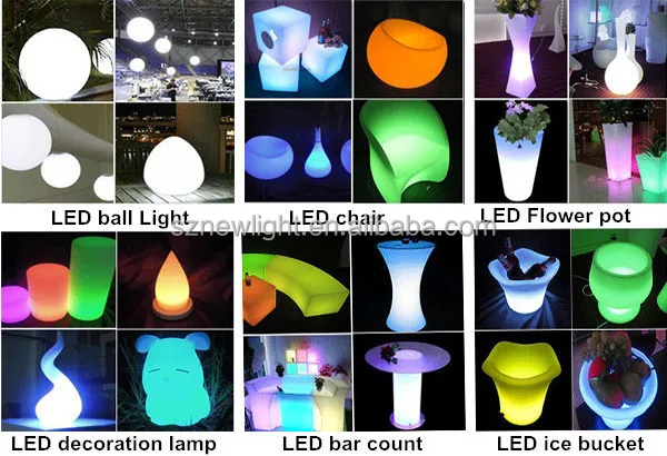 illuminated LED ball light 16 colors change LED ball waterproof outdoor LED light ball